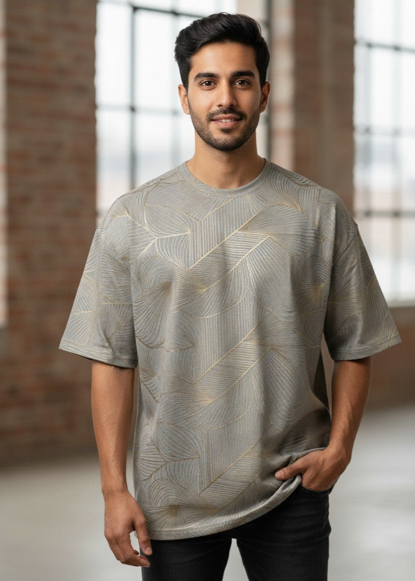 Premium Oversized T-Shirt – 240 GSM Micro-Knitted Polyester