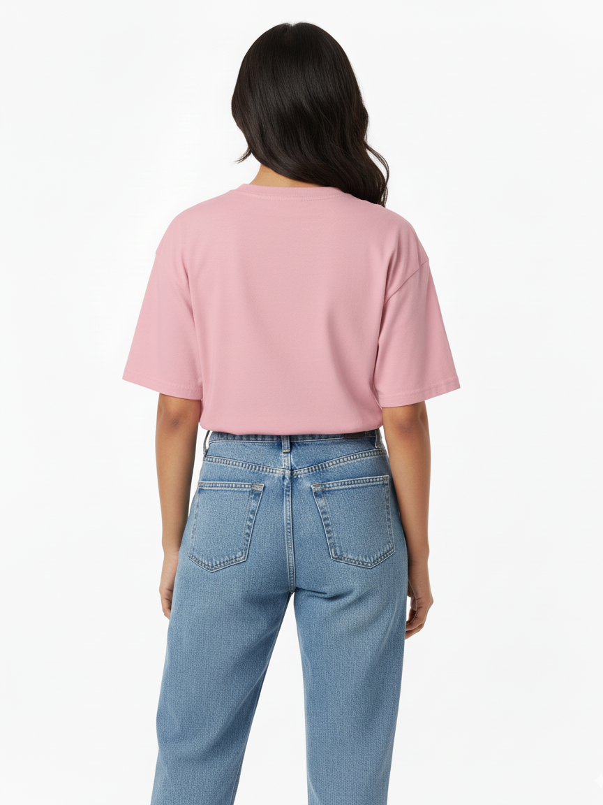 Unisex Oversized Terry Cotton T-Shirt – Luxury Finish with DTG Print