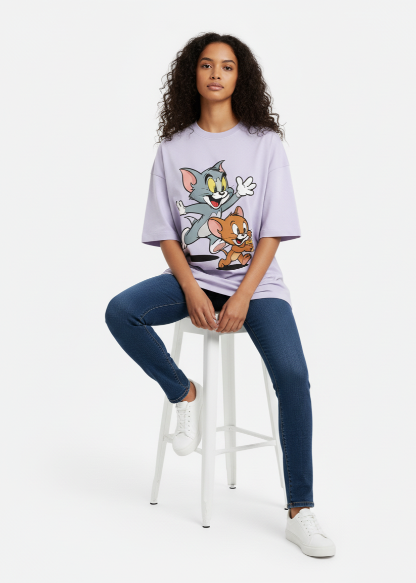Unisex Oversized Terry-Knit Sweatshirt – 260 GSM Premium Comfort