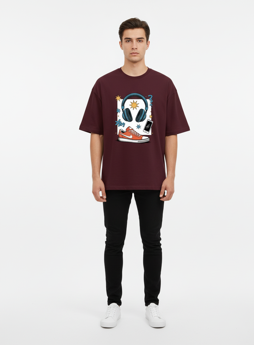 Unisex Oversized Terry-Knit Sweatshirt – 260 GSM Premium Comfort