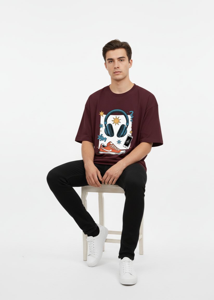 Unisex Oversized Terry-Knit Sweatshirt – 260 GSM Premium Comfort