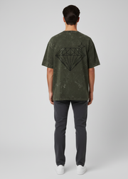 Vintage Acid-Wash Oversized T-Shirt – 100% Heavyweight Cotton
