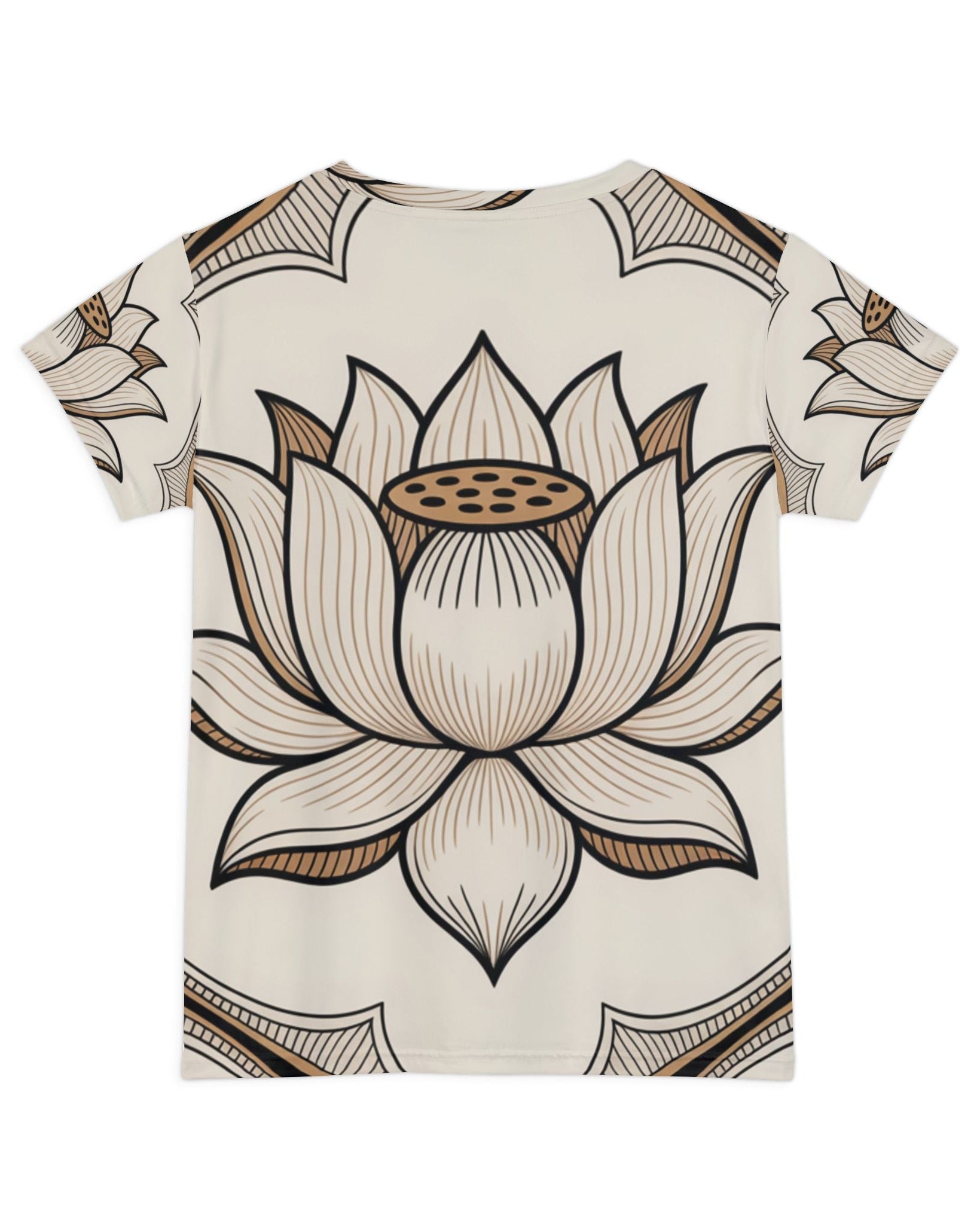 Women's Premium Polyester Unisex T-Shirt – Vibrant All-Over Print