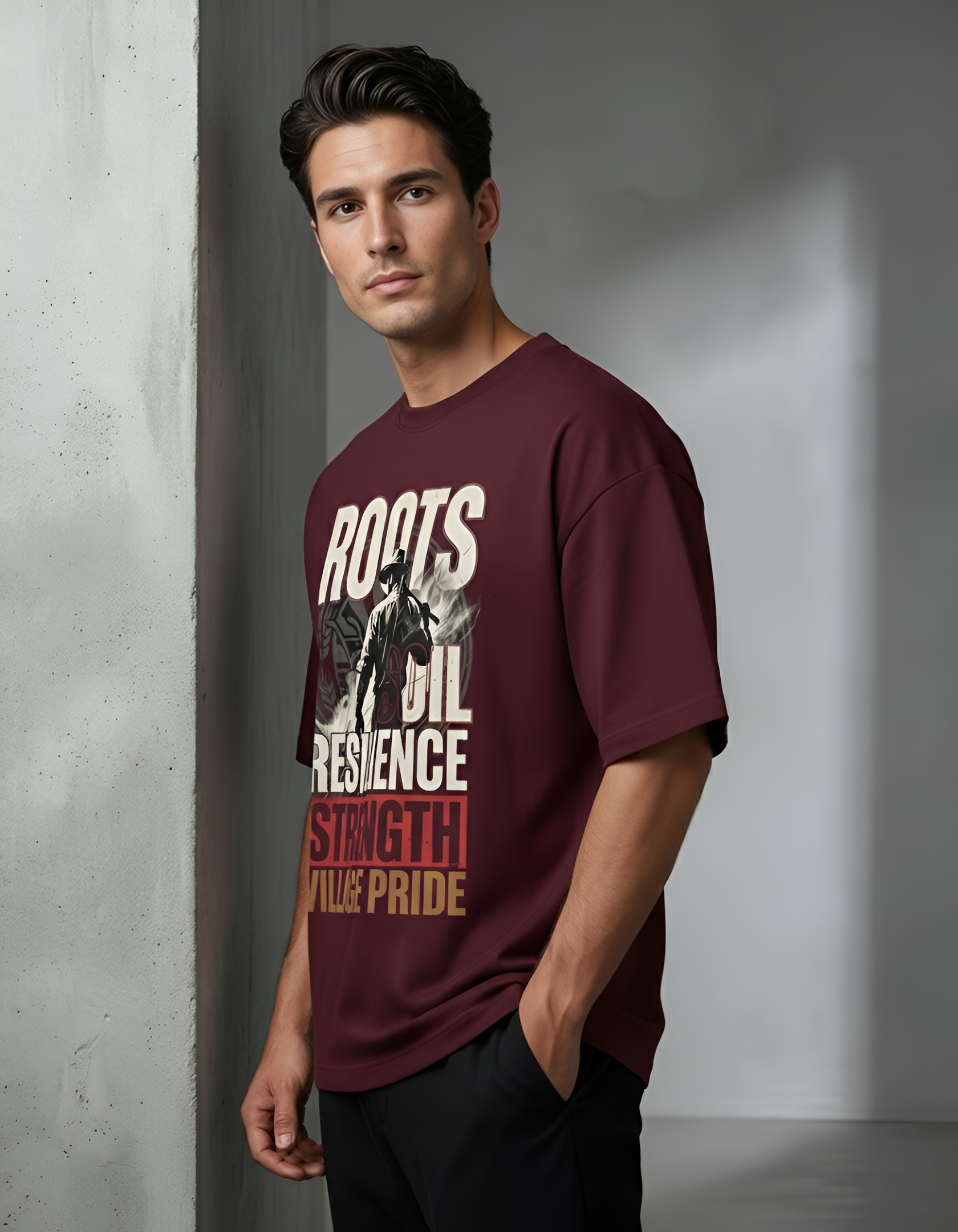 Unisex Oversized Terry-Knit Sweatshirt – 260 GSM Premium Comfort