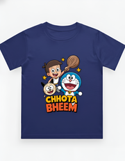 Boy's Crew Neck T-Shirt 100% Cotton