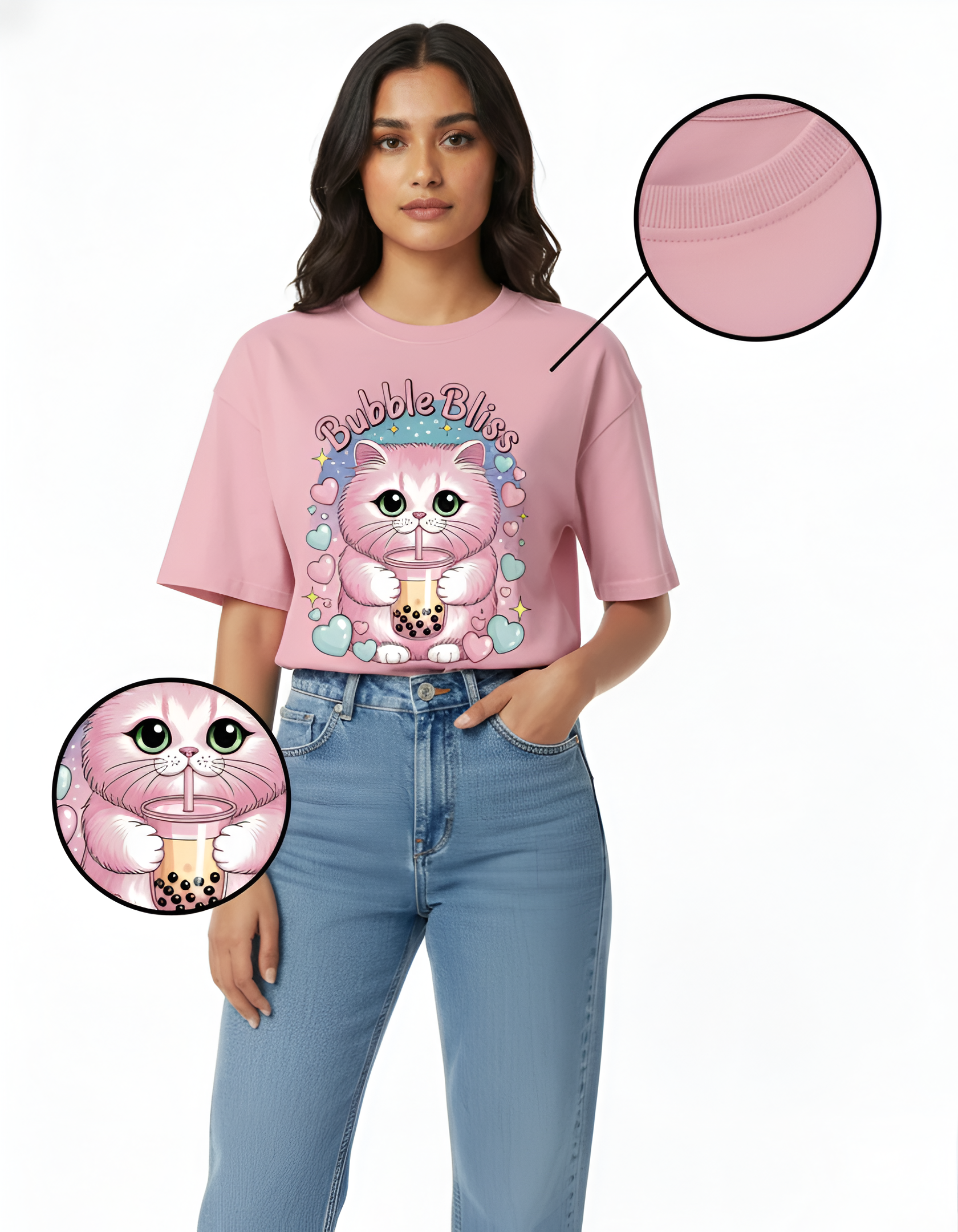 Unisex Oversized Terry Cotton T-Shirt – Luxury Finish with DTG Print