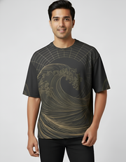 Premium Oversized T-Shirt – 240 GSM Micro-Knitted Polyester