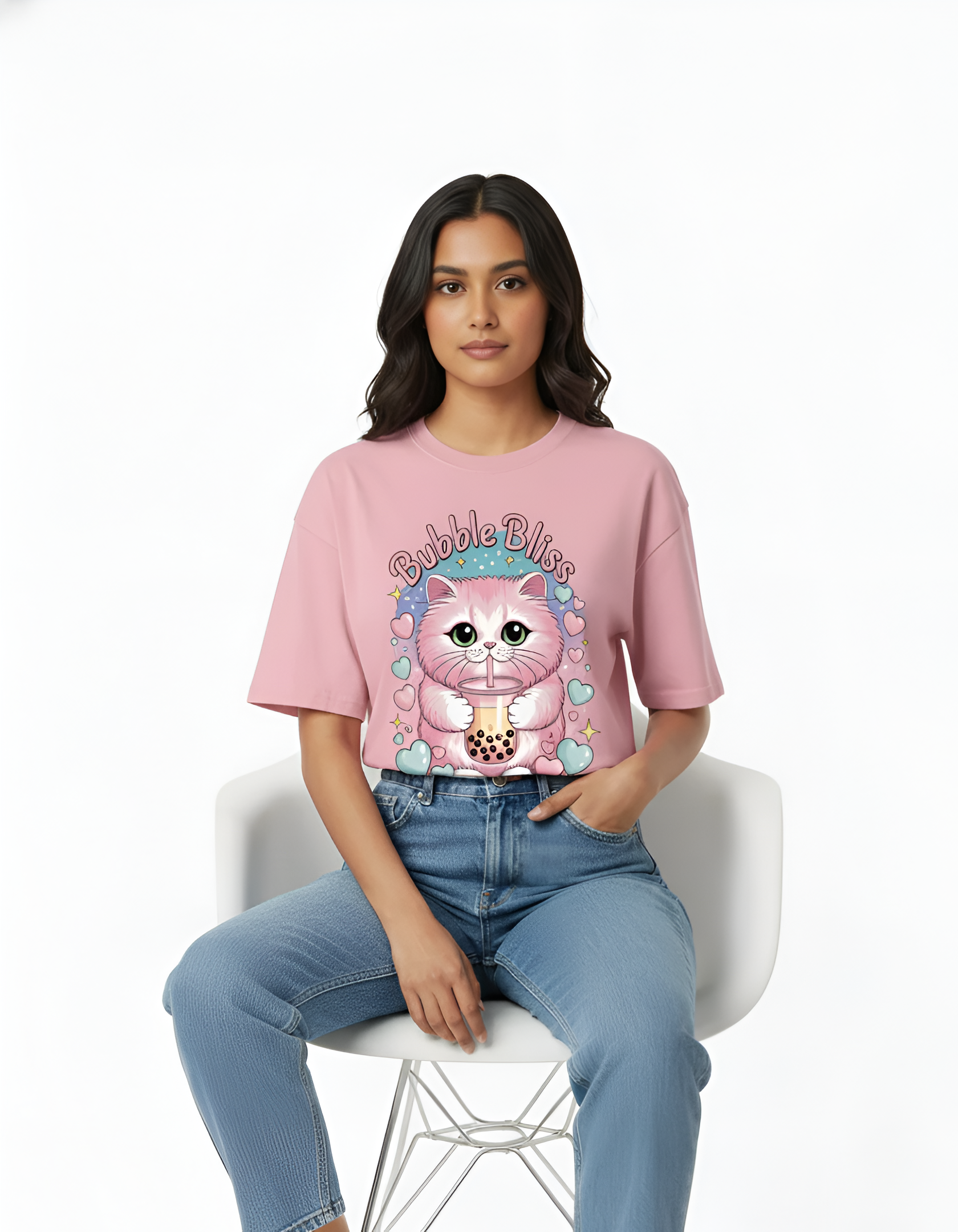 Unisex Oversized Terry Cotton T-Shirt – Luxury Finish with DTG Print