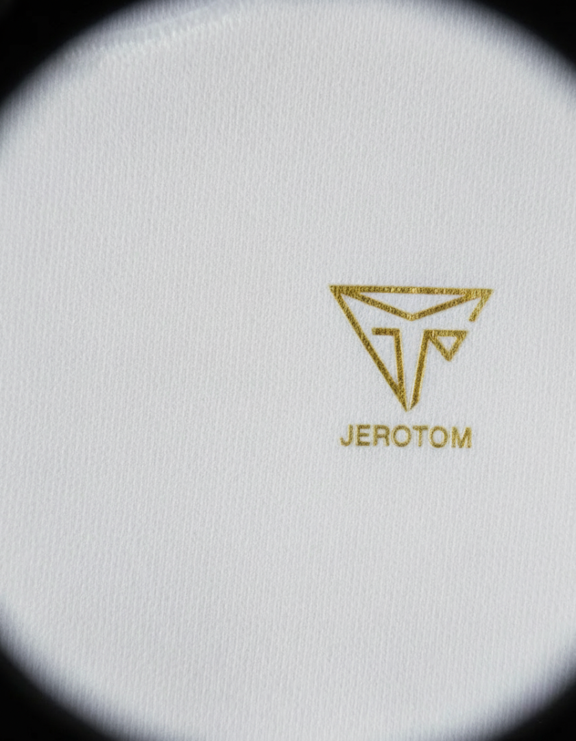 Unisex Oversized Terry Cotton T-Shirt – Luxury Finish with Gold Vinyl Print