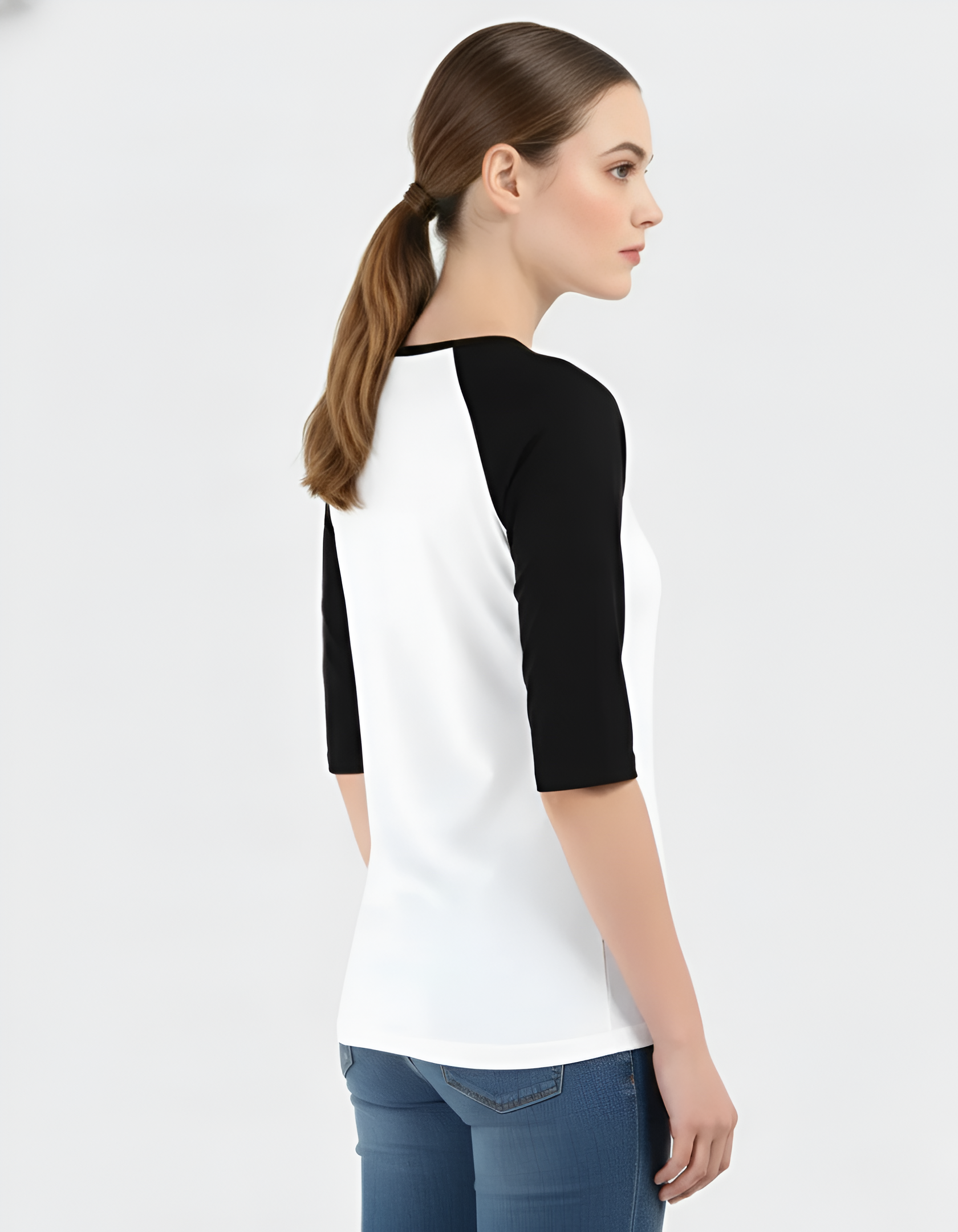 Women's Raglan T-Shirt 100% Cotton