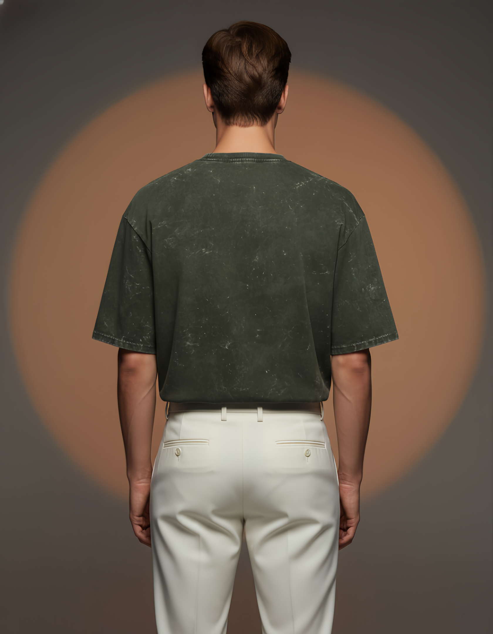 Vintage Acid-Wash Oversized T-Shirt – 100% Heavyweight Cotton