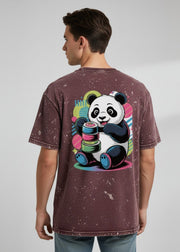 Vintage Acid-Wash Oversized T-Shirt – 100% Heavyweight Cotton