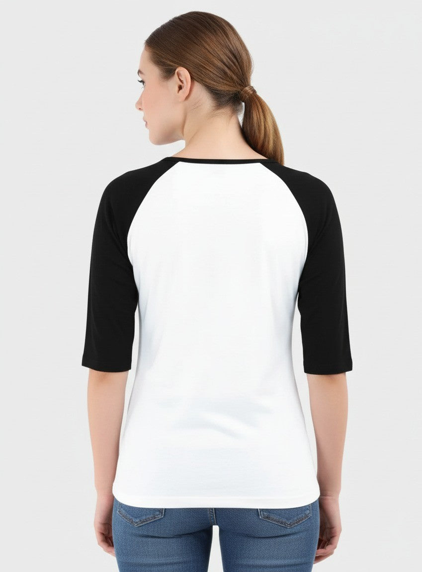 Women's Raglan T-Shirt 100% Cotton
