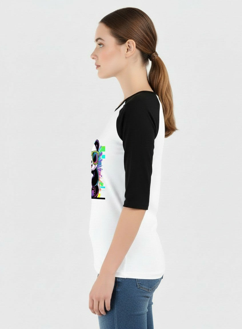 Women's Raglan T-Shirt 100% Cotton