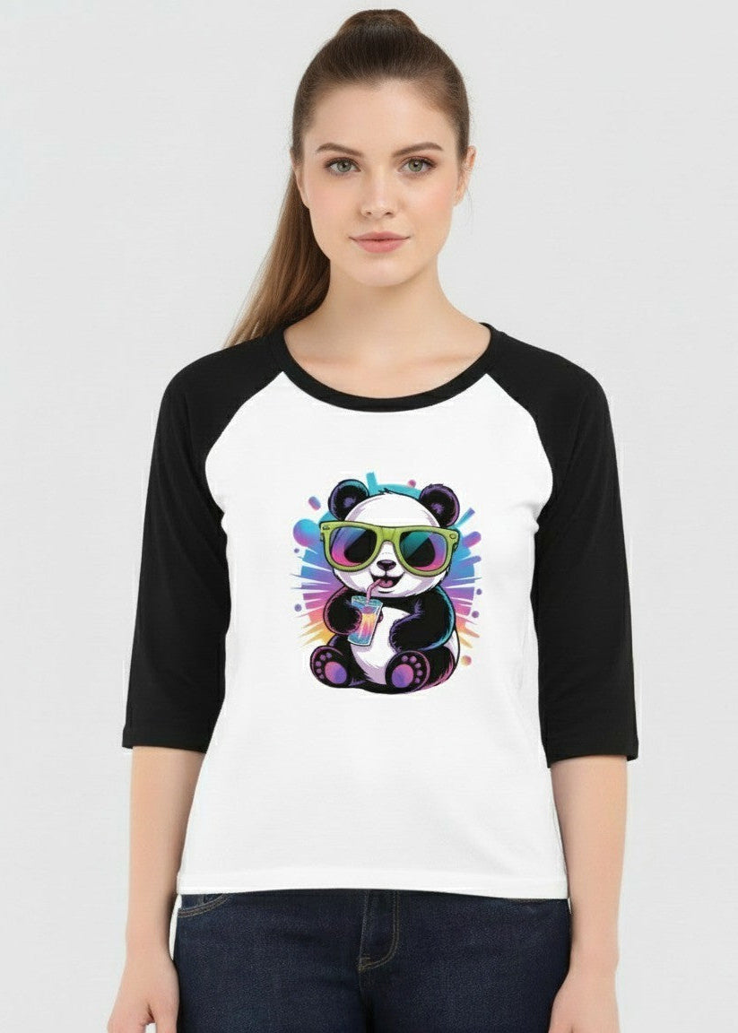 Women's Raglan T-Shirt 100% Cotton