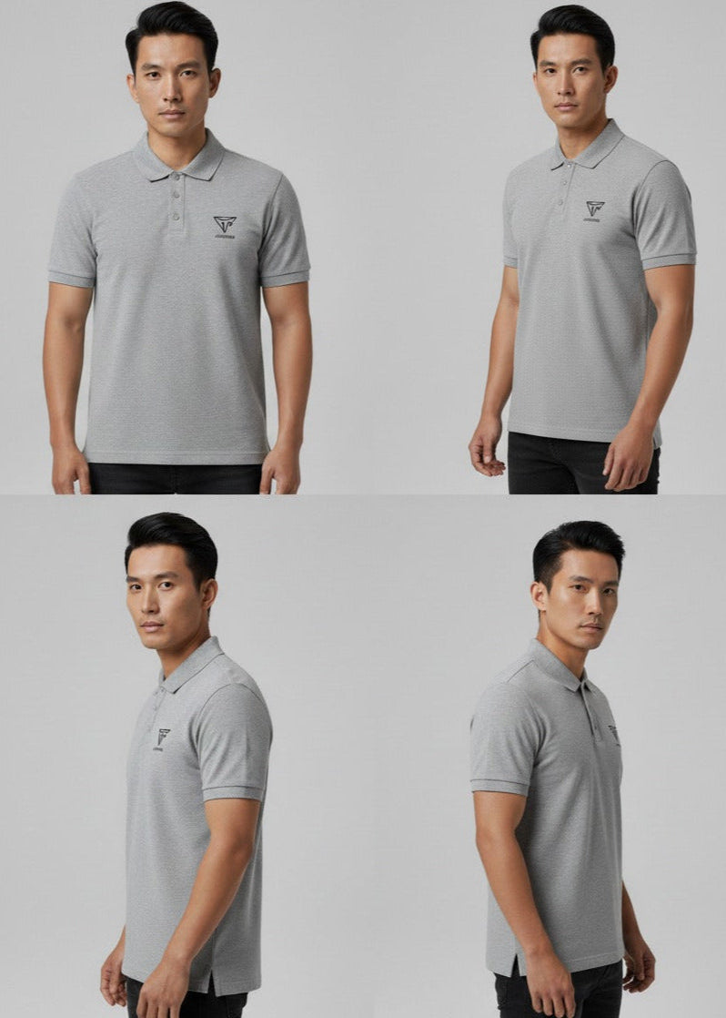 Classic Men’s Polo – 100% Cotton Airtex Comfort