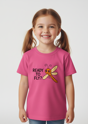 Girl's Crew Neck T-Shirt 100% Cotton