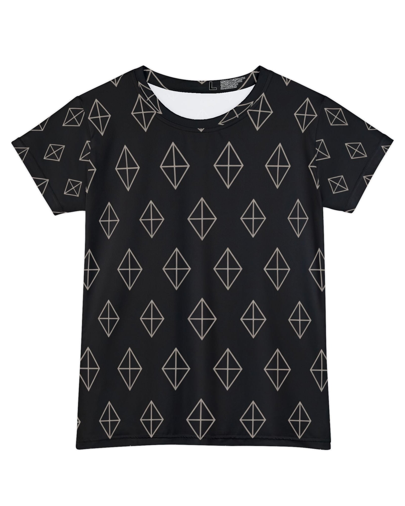 Women's Premium Polyester Unisex T-Shirt – Vibrant All-Over Print